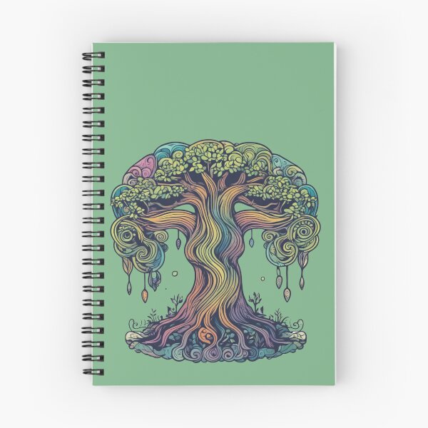 Item preview, WHIMSICAL Weeping Willow Art - Mystical Tree of Life designed and sold by AllOfUsOrNone.