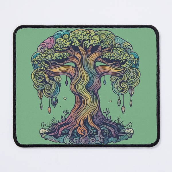 Item preview, WHIMSICAL Weeping Willow Art - Mystical Tree of Life designed and sold by AllOfUsOrNone.