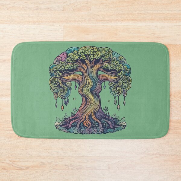 Item preview, WHIMSICAL Weeping Willow Art - Mystical Tree of Life designed and sold by AllOfUsOrNone.