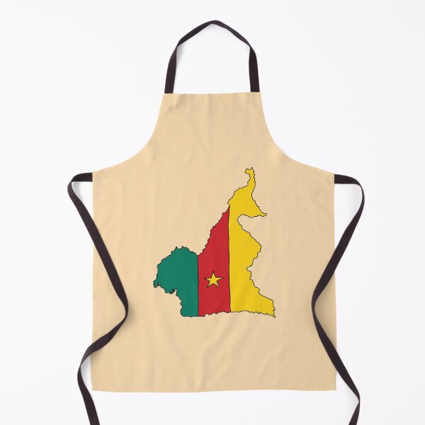 Item preview, Cameroon country shape flag designed and sold by Rachael Taylor.