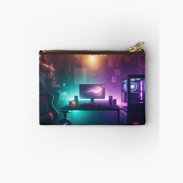 Item preview, Neon Gaming Room - Cozy and Modern Setup designed and sold by Jolly-Drawings.