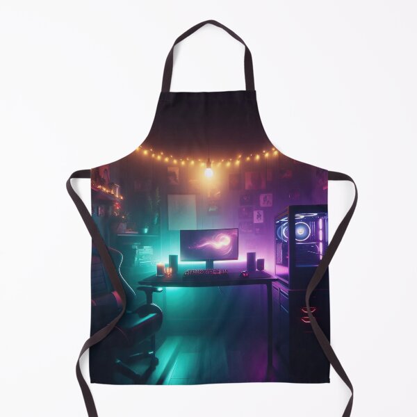 Item preview, Neon Gaming Room - Cozy and Modern Setup designed and sold by Jolly-Drawings.