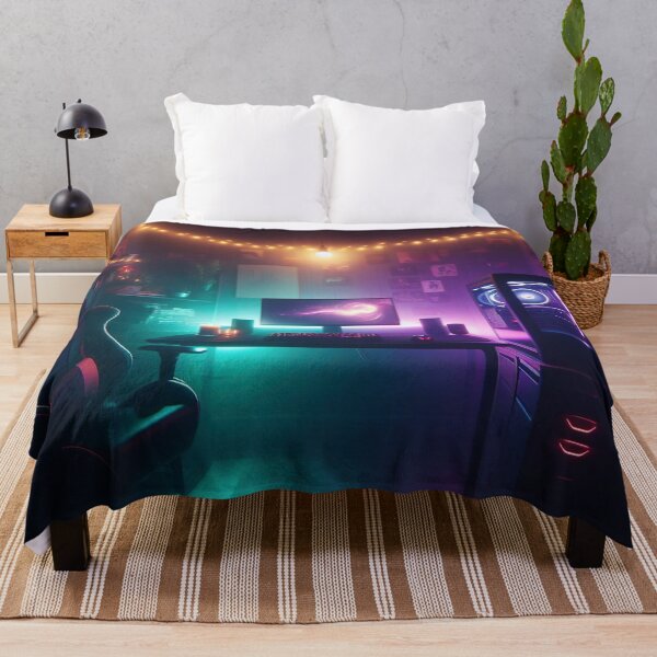 Item preview, Neon Gaming Room - Cozy and Modern Setup designed and sold by Jolly-Drawings.