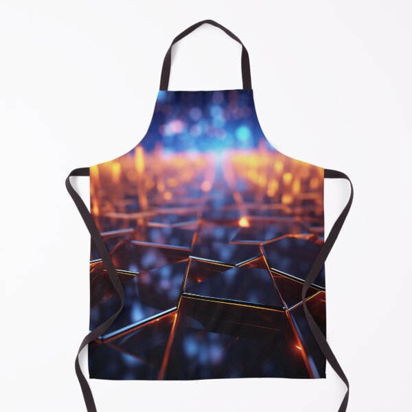 Item preview, 3d render, orange neon light, abstract ultraviolet background, laser grid, virtual network, glowing lines, polygonal mesh designed and sold by Gabi.Media.