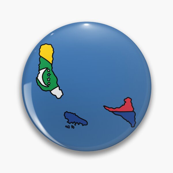 Item preview, Comoros country shape flag designed and sold by Rachael Taylor.