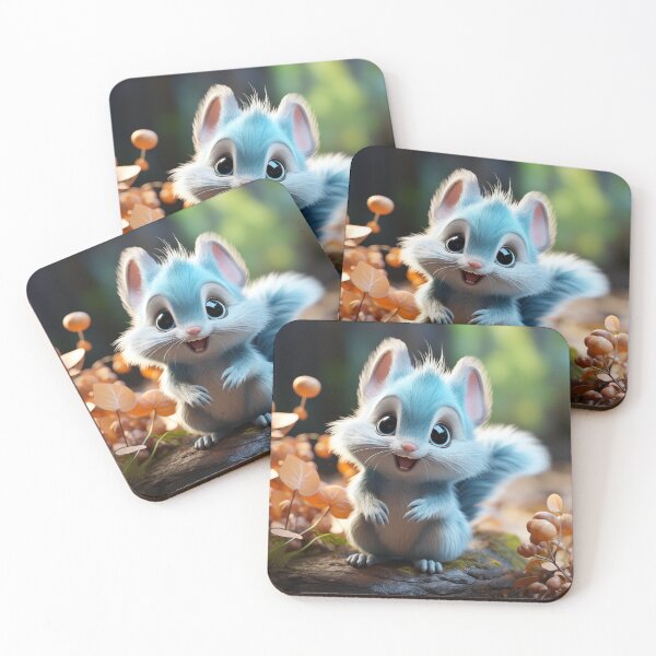 Item preview, Nibbly - the blue squirrel designed and sold by Rivercoatl.
