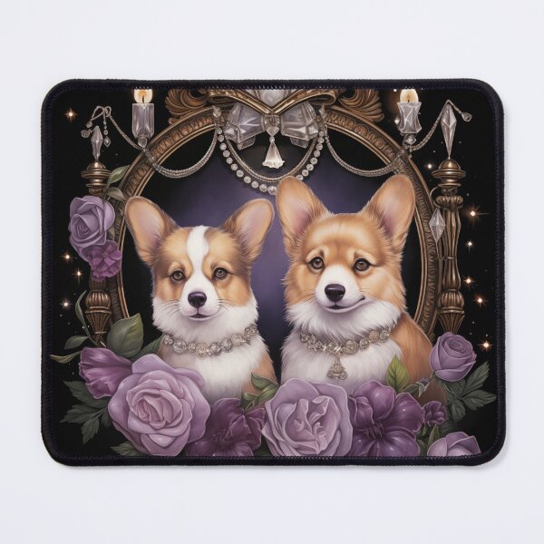 Item preview, Gothic Corgi Family designed and sold by Nocturne Paws.