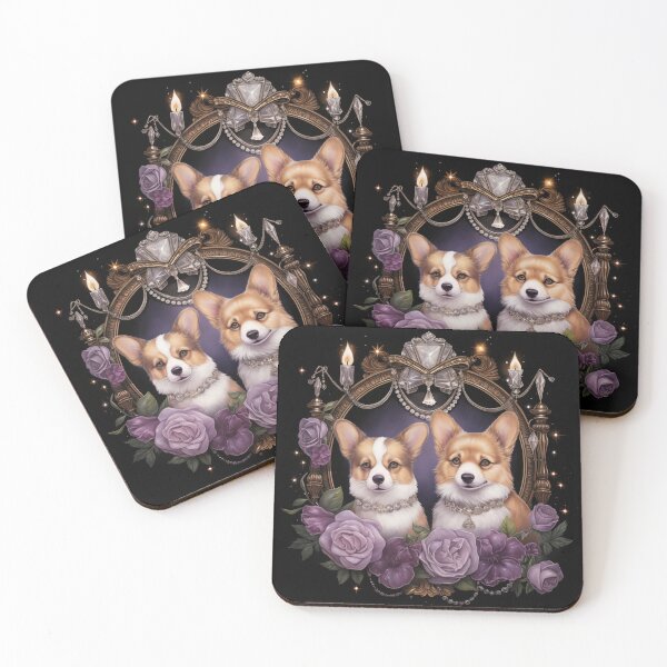 Item preview, Gothic Corgi Family designed and sold by Nocturne  Paws.