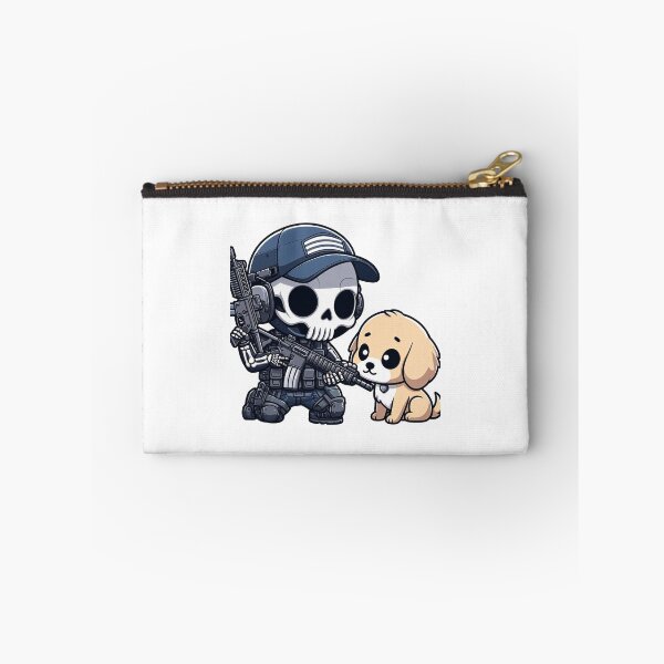 Item preview, Cute skeleton in tactical gear with puppy designed and sold by Wxjtecki.