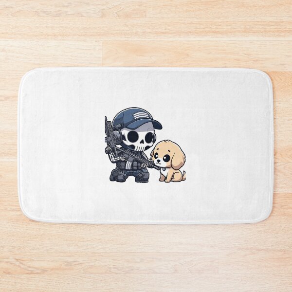 Item preview, Cute skeleton in tactical gear with puppy designed and sold by Wxjtecki.