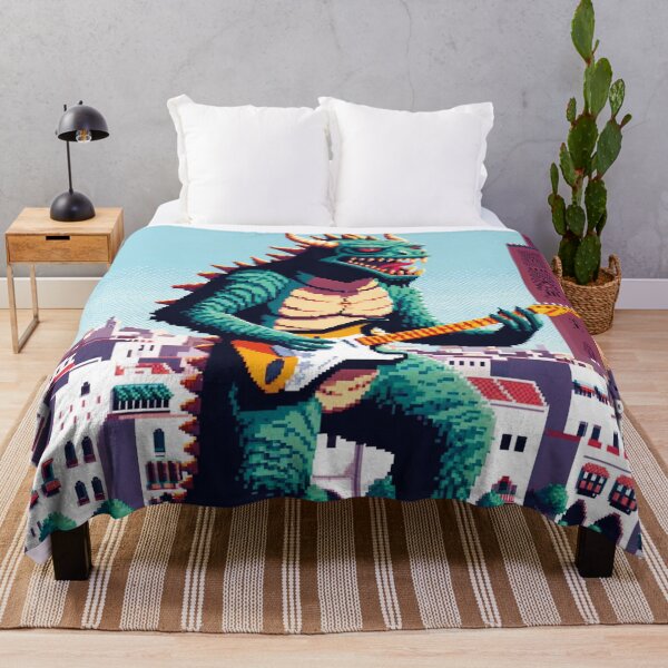 Item preview, Guitar Monster Tour at Rabat, Morocco Funny Music AI Art Retro Games Style designed and sold by kewarin.