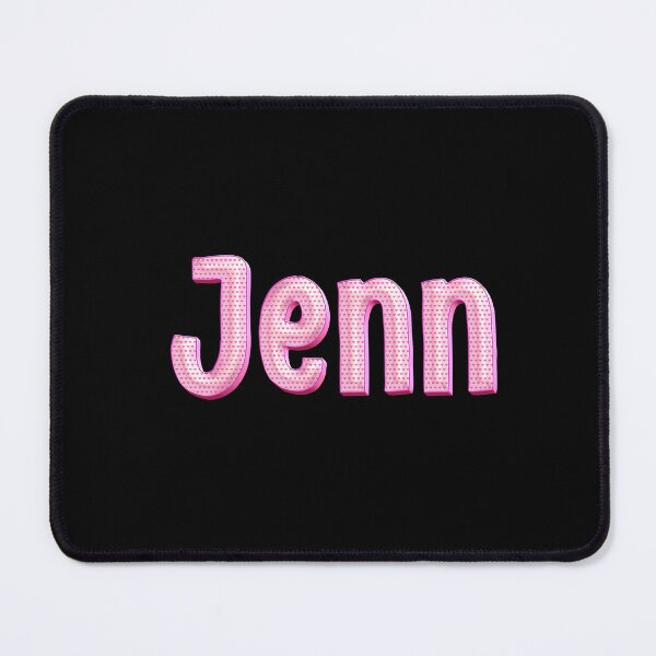 Item preview, Pink Love Jenn Name Label (Black) designed and sold by NormadWorld.