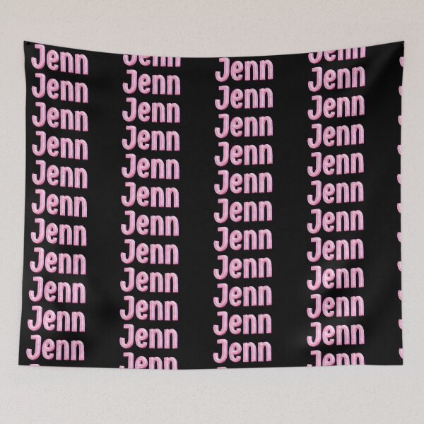 Item preview, Pink Love Jenn Name Label (Black) designed and sold by NormadWorld.