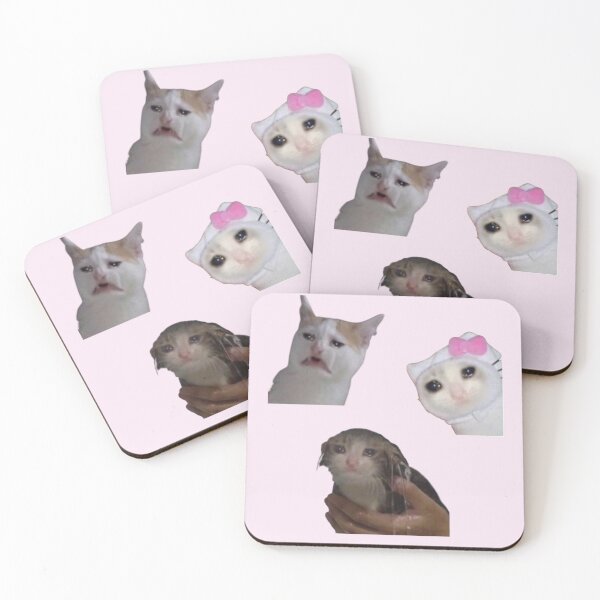 Item preview, crying cat meme (set 1) pack designed and sold by mooneko.