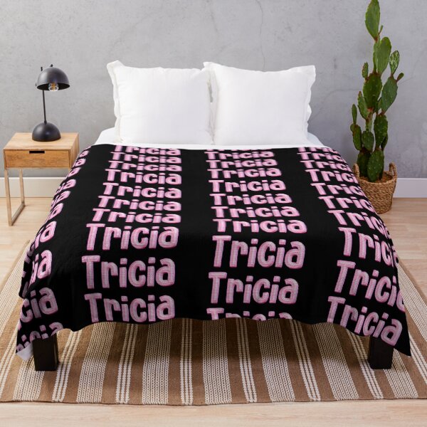 Item preview, Pink Love Tricia Name Label (Black) designed and sold by NormadWorld.