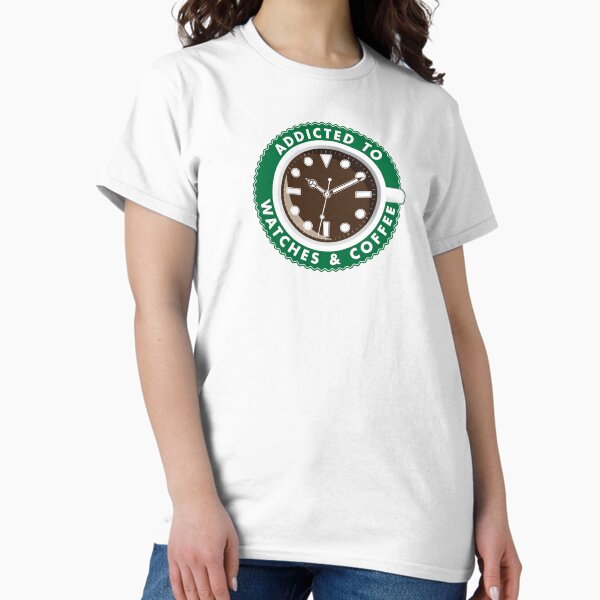 Item preview, Addicted to Watches and Coffee designed and sold by HSDESIGNS  SHOP.