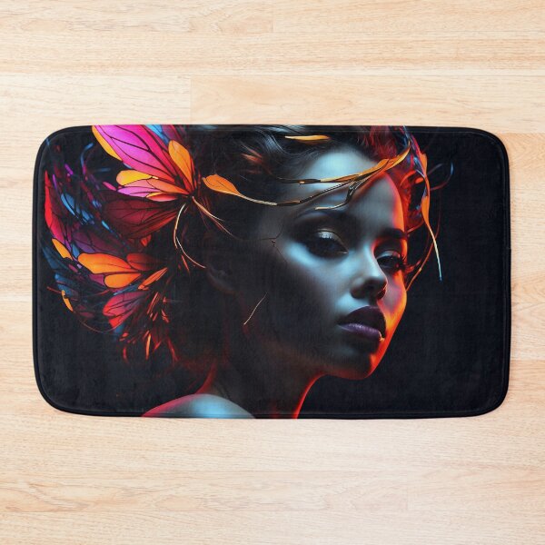 Item preview, Luminous Metamorphosis - Neon Butterfly Effect designed and sold by Nick Seidel.
