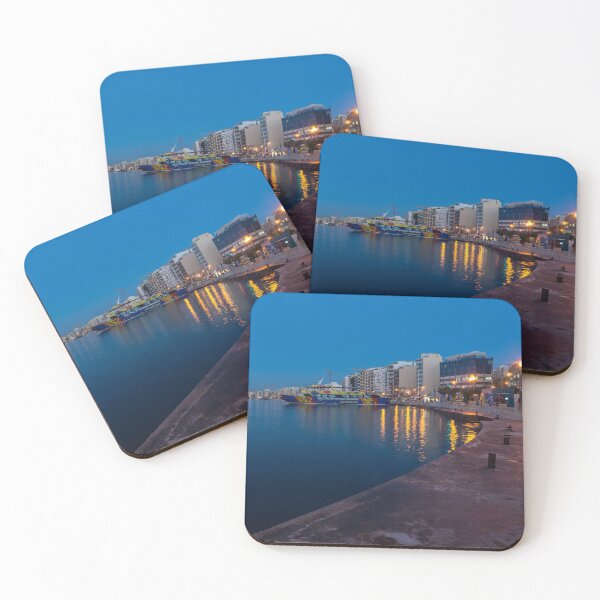 Item preview, Blue Dawn Serenity at Marsamxett Harbour Malta designed and sold by Georgia Mizuleva.