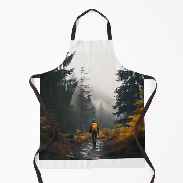 Item preview, Autumn Hike Through the Foggy Forest designed and sold by Shirtastically.