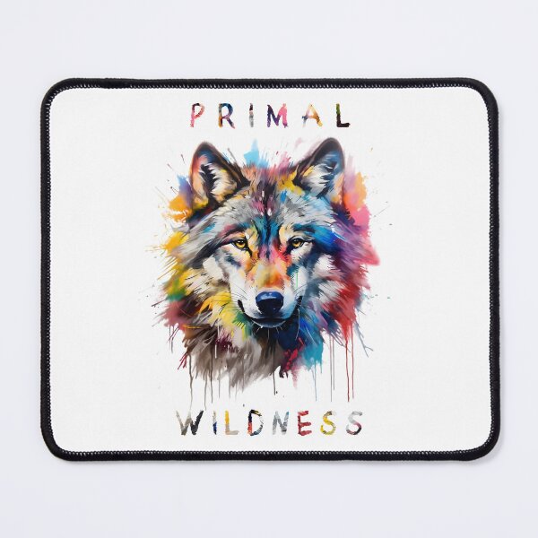 Item preview, Primal Wildness Wolf designed and sold by PiPoLiNiO.
