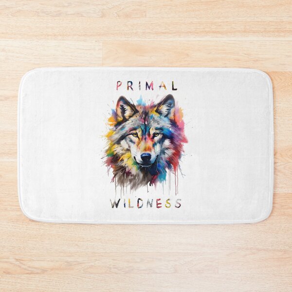Item preview, Primal Wildness Wolf designed and sold by PiPoLiNiO.