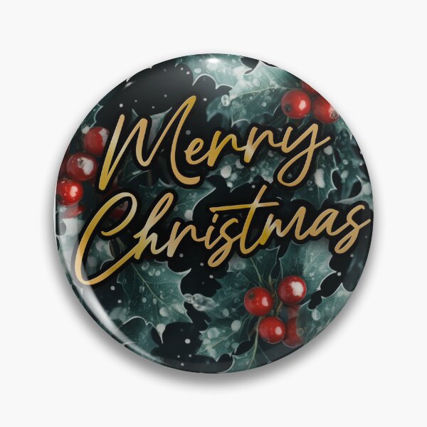 Artikelvorschau, Kartendesign „Frohe Weihnachten“ – Stechpalme und Schnee entworfen und verkauft von NevernotmeUK.