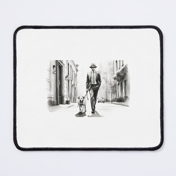 Item preview, Gentleman and dog  designed and sold by Happinessgiver.