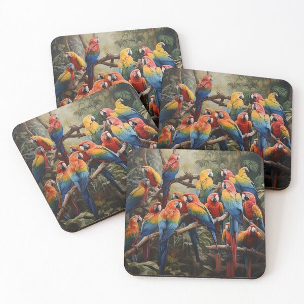 Item preview, Symphony of Macaws: Jungle Rhapsody designed and sold by ArtGetGallery.