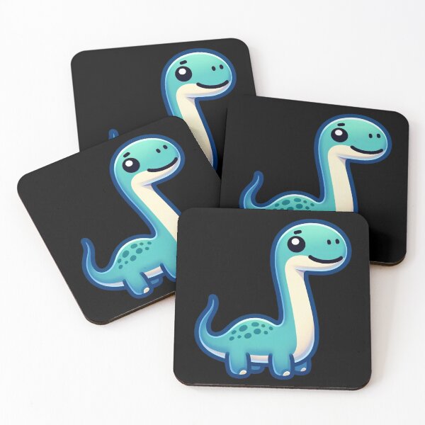 Item preview, blue dinosaur emoji - brachiosaurus Emoji Fun designed and sold by NexaArts.