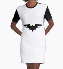 Bat-Gun Graphic T-Shirt Dress