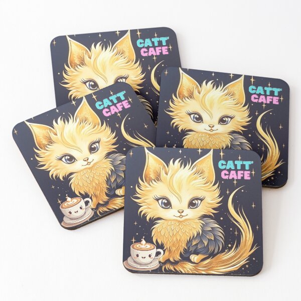 Item preview, cat cafe is beautiful, cute and unique in design. designed and sold by DeepDrop Studio.