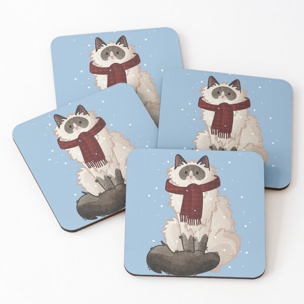 Item preview, Cozy Winter Scarf - Ragdoll designed and sold by FelineEmporium.