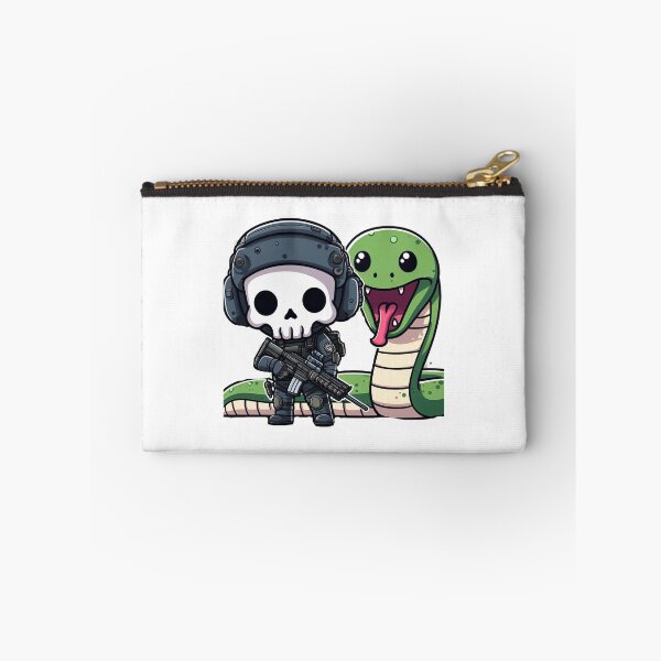 Item preview,  Cute skeleton in tactical gear with snake designed and sold by Wxjtecki.
