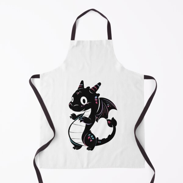 Item preview, Cute Monochrome Dragon Illustration designed and sold by DragonRealms.