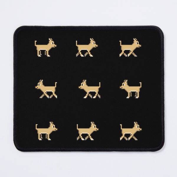 Item preview, Canelito Cute Dog Pixel Art designed and sold by GiovanySketch.