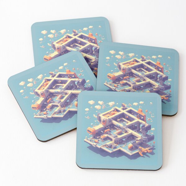 Item preview, Isometric Airport Abstract designed and sold by Andreas M. Mueller.
