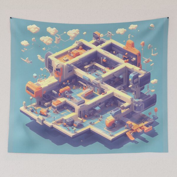 Item preview, Isometric Airport Abstract designed and sold by Andreas M. Mueller.