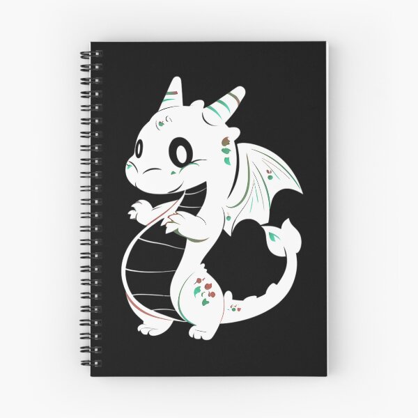 Item preview, Cute White Silhouette Dragon Illustration designed and sold by DragonRealms.