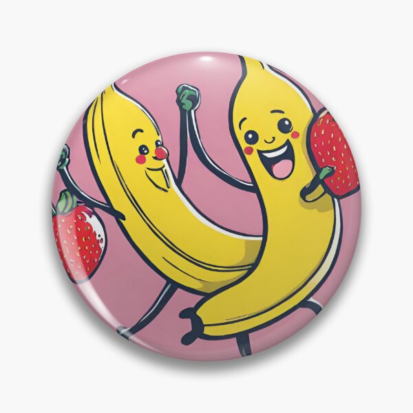 Item preview, Banana and Strawberry are very happy to dance designed and sold by ReyhansArtWorld.