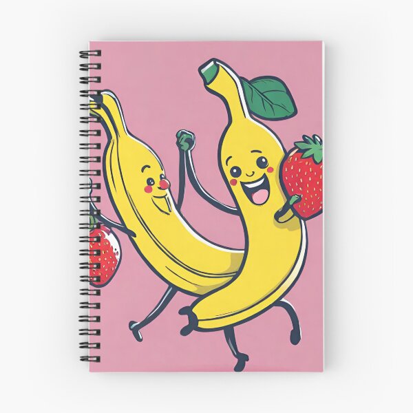Item preview, Banana and Strawberry are very happy to dance designed and sold by ReyhansArtWorld.