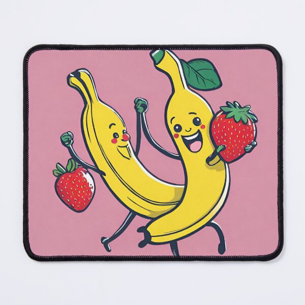 Item preview, Banana and Strawberry are very happy to dance designed and sold by ReyhansArtWorld.