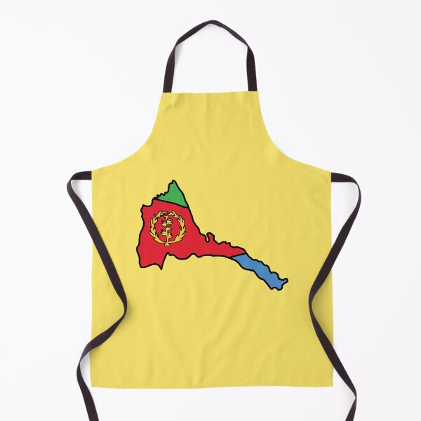 Item preview, Eritrea country shape flag designed and sold by Rachael Taylor.