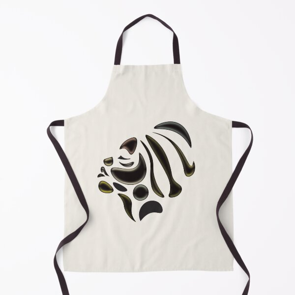 Item preview, Female abstract face art in glossy black designed and sold by birasart.