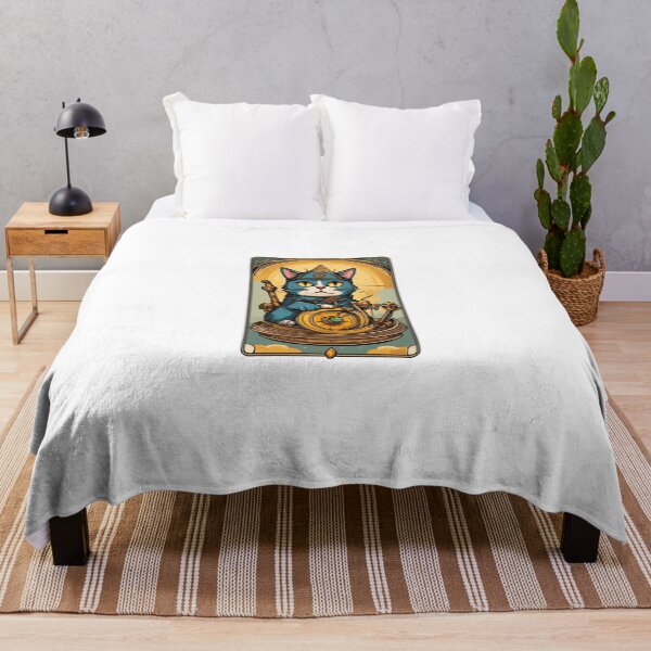 Item preview, Cute cat tarot The chariot designed and sold by KorArtStudio.
