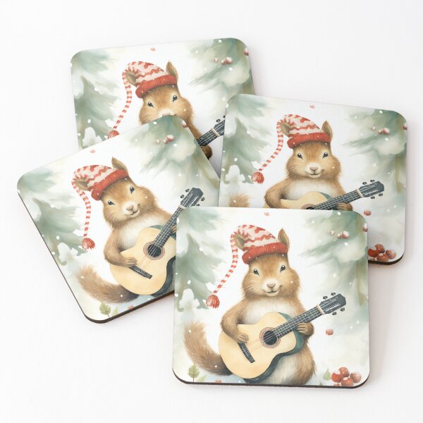 Item preview, Snowy Squirrel Surprise designed and sold by cute-animals99.