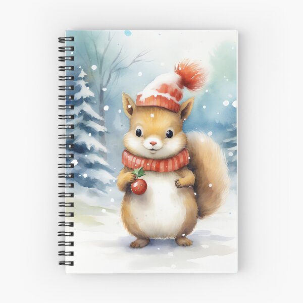 Item preview, Snowy Squirrel Surprises designed and sold by cute-animals99.