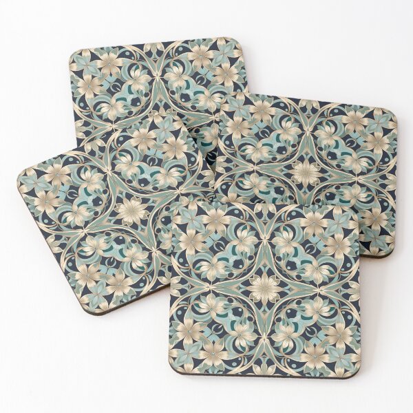 Item preview, Art Nouveau Style Floral Seamless Pattern One designed and sold by Petalandfur.