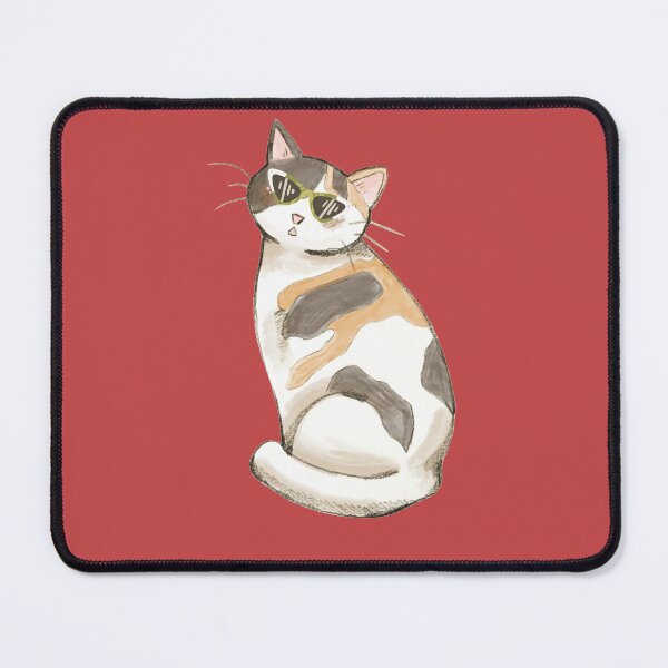 Item preview,   cute cat with glasses  designed and sold by Cuteanimecorner.