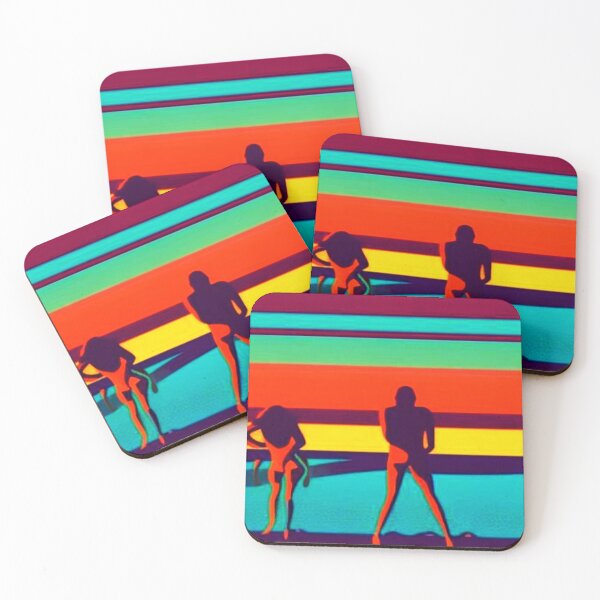 Item preview, Naturists at sunset designed and sold by George Hutton Hunter.