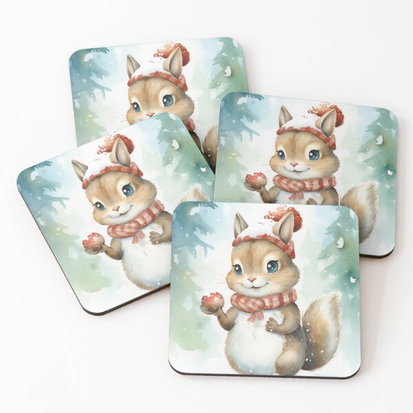 Item preview, Frosty Squirrel Joy designed and sold by cute-animals99.